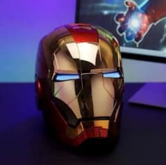 アイアンマン MK7 1/1 等身ヘルメット電動開閉機能付きLED 発光着用可能のサムネイル
