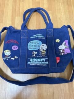 ROOTOTE スヌーピー デニム ショルダーバッグのサムネイル