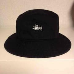 STUSSY ハット ブラックのサムネイル