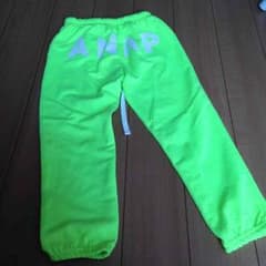 ANAP kids 100cm 蛍光黄緑 スウェットパンツのサムネイル