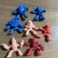 7種類セット】当時モノ ロックマン ミニフィギュア 消しゴム - メルカリ