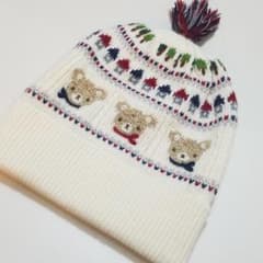 美品　ファミリア ニット帽のサムネイル