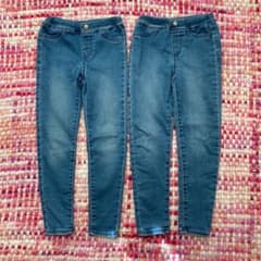 yukimayu様専用　☆双子☆ デニムストレッチパンツ2着セットのサムネイル