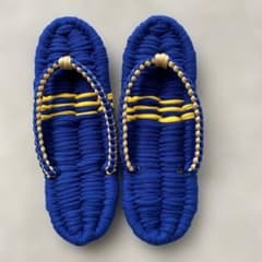 布ぞうり　ブルー　２４cmのサムネイル