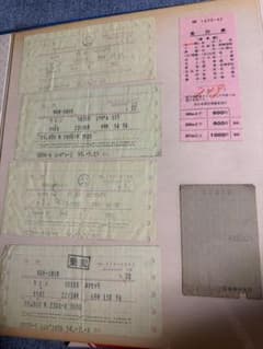 国鉄 硬券・乗車券・特急券・周遊券 まとめセットのサムネイル