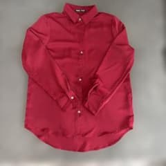 SHEIN レッド 長袖シャツのサムネイル