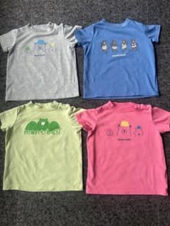 【美品】モンベル 80サイズ 4枚セット 男女兼用 ウィックロンTシャツのサムネイル