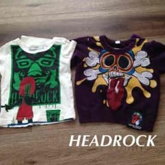 HEADROCK ヘッドロック ロンT&トレーナーset 80のサムネイル