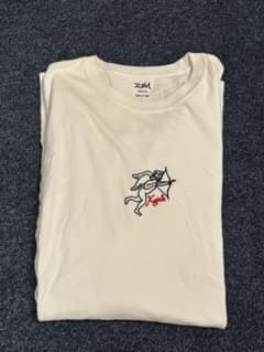 X-girl エンジェルプリント 長袖Tシャツ ホワイトのサムネイル