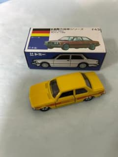 トミカ 青箱 F43  320i 黄色　ギフトセットばら　005 トミカ 青箱 F43 BMW 320i 黄色 ギフトセットばら 005 - メルカリ