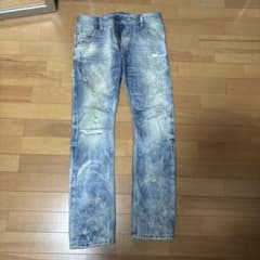 DIESEL ダメージ加工 ライトブルージーンズのサムネイル
