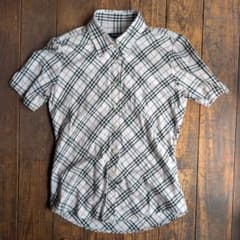 BURBERRY LONDON チェック柄 半袖シャツ M - メルカリ