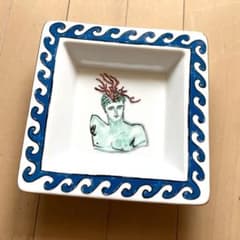 ジノリ1735 × ルーク エドワード・ホール スクエアトレイ 18cm - メルカリ