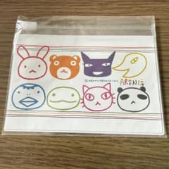 アランジアロンゾ チャック付きミニビニールケース 集合柄 スリムボーイ