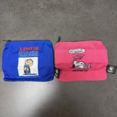 PEANUTS ビンテージデザインポーチコレクション 2つセットのサムネイル