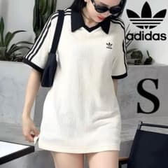 新品S⭐️adidas ワッフル ショートスリーブ ポロシャツ ワンダー