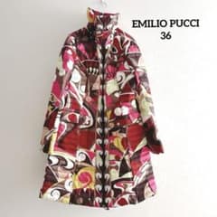 エミリオプッチ 総柄キルティングコート 伊製 36 M相当 - メルカリ