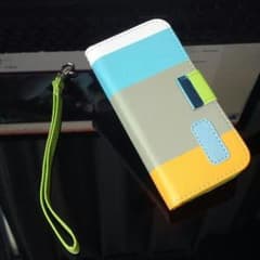 【訳あり】【新品】iPhone5/5S レザー手帳型ケースのサムネイル