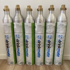 空)drinkmate 炭酸水メーカー用ガスボンベ 6本セット - メルカリ