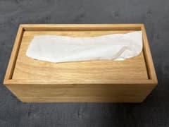 無印良品　木製　ティッシュ　ボックスのサムネイル