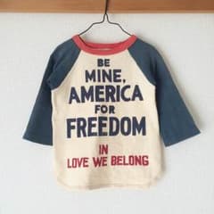 ミント様専用☆デニム＆ダンガリー 七分袖Tシャツ 110cmのサムネイル