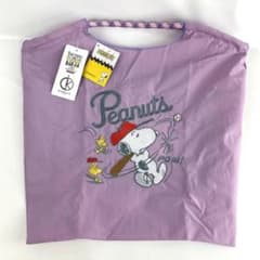 PEANUTS スヌーピー刺繍デザイン キャラクターバッグパープルD.KELLYのサムネイル
