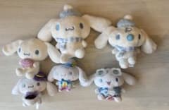 サンリオ シナモロール ぬいぐるみ マスコット くじ 6点セットのサムネイル