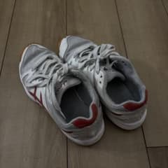 asics スポーツシューズ ホワイト レッドのサムネイル