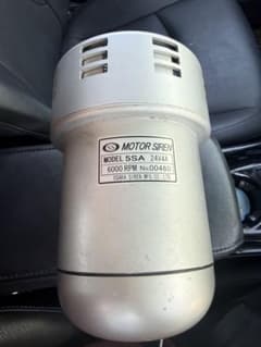大阪サイレン モーターサイレン モデル5SA 24V4A 6000 RPM - メルカリ
