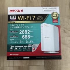 未開封】BUFFALO Wi-Fi7 3600 WSR3600BE4P-WH - メルカリ