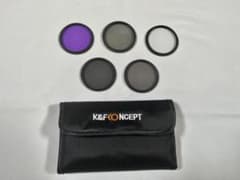 K&F 58mm UV CPL FLD ND2 ND4 レンズフィルターのサムネイル