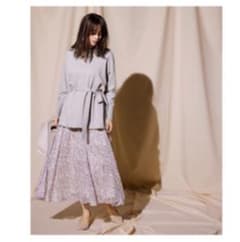 プラステ　シフォンフラワースカートのサムネイル