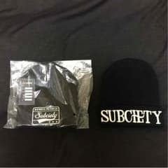 【新品】subciety サブサエティ ニットキャップ 黒のサムネイル