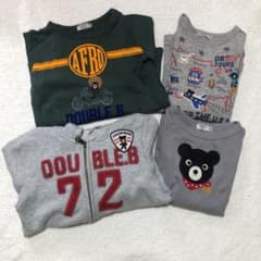 ダブルビー　ロンT パーカー　120 4着セットのサムネイル