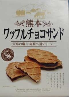熊本 ワッフルチョコサンド 天草の塩×阿蘇小国ジャージー