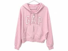 GAP パーカー ピンク ジップアップ レディース Mのサムネイル