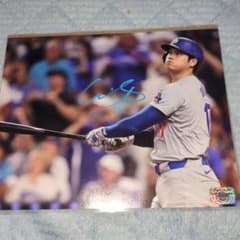 大谷翔平 直筆サイン ドジャース専属カメラマン 鑑定書付き 本物 