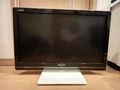 SHARP AQUOS ホワイト液晶テレビ2011年製LC-24K5 - メルカリ