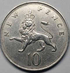 3318【イギリス】大型10ペンス　硬貨　500枚セット イギリス10ペンス硬貨の値段と価格推移は？｜65件の売買データ