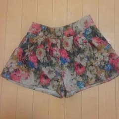 10/1まで☆秋冬に♩ 花柄スカパンのサムネイル