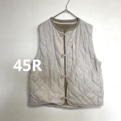 フォーティファイブアール　45R キルティングベスト　レディース　L