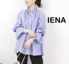 iena コットンポリエステルフリルシャツのサムネイル