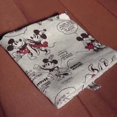 ハンドメイド　ティッシュケース　サニタリーケース　ミッキー　＆　ミニーのサムネイル