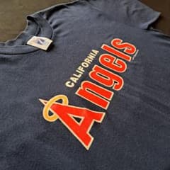 80s当時物 カリフォルニア エンゼルス Tシャツ L ミントコンディション