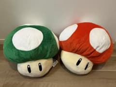 スーパーマリオ　特大サイズぬいぐるみ２種セットのサムネイル