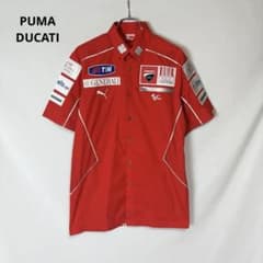 美品 イタリア製 PUMA DUCATI 企業ロゴ ピットシャツ US:M 美品 イタリア製 PUMA DUCATI 企業ロゴ ピットシャツ US:M - メルカリ
