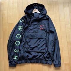 NIKE ダブルスウッシュ ナイロンジャケット アノラック ハーフジップ L NIKE ダブルスウッシュ ナイロンジャケット アノラック ハーフジップ L
