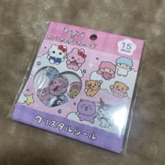 チェゴシム×サンリオキャラクターズ　クリスタルシール　おはじきシール