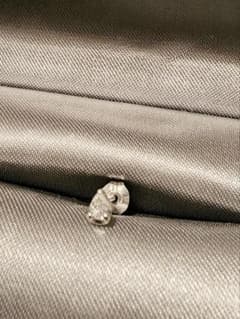 VENdOMEAOYAMA クリスティーヌ　プラチナ　ダイヤピアス　※片耳　美品 VENdOMEAOYAMA クリスティーヌ プラチナ ダイヤピアス ※片耳 美