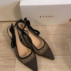 パンプス 黒　RANDA   Lサイズのサムネイル